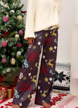Christmas Straight Leg Pants - MimiStylez