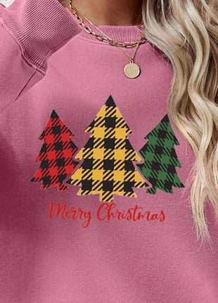MERRY CHRISTMAS Dropped Shoulder Sweatshirt - MimiStylez