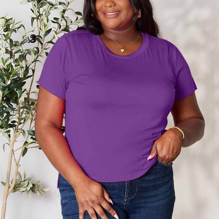 Basic Bae Full Size Round Neck Short Sleeve T-Shirt - MimiStylez