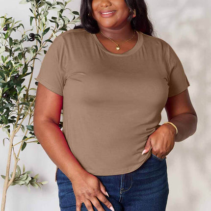 Basic Bae Full Size Round Neck Short Sleeve T-Shirt - MimiStylez