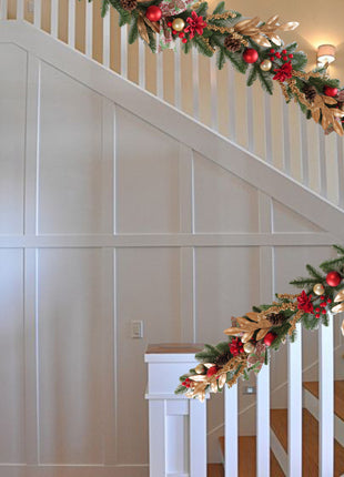 6FT Christmas Garland - Decorated Unlit