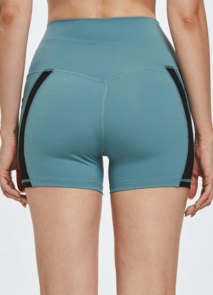 High Waist Active Shorts - MimiStylez