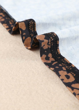 Plus Size Printed Smocked Butterfly Sleeve Blouse - MimiStylez