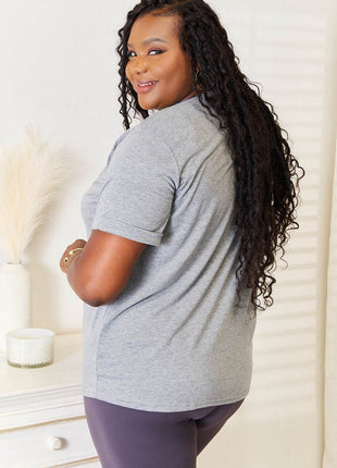 Simply Love Heart Graphic Cuffed Short Sleeve T-Shirt - MimiStylez