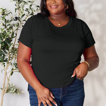 Basic Bae Full Size Round Neck Short Sleeve T-Shirt - MimiStylez