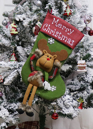 Xmas Big Stockings Set Decorations