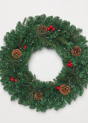 Christmas Pre Lit Wreath Decoration - 30cm, 40cm, 50cm