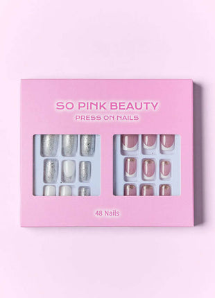 SO PINK BEAUTY Press On Nails 2 Packs - MimiStylez