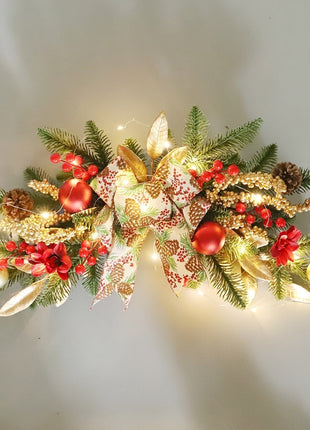 Christmas Garland, Wreath Upside Down Ornaments