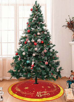 Christmas Decorations Christmas Tree Skirt Deer Carriage Tree Skirt