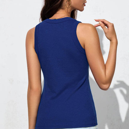 Solid Round Neck Tank - MimiStylez