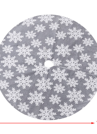 Plush Christmas Tree Bottom Apron Holiday Party Decoration