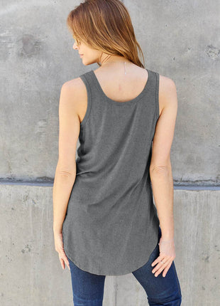 Basic Bae Full Size Round Neck Tank - MimiStylez