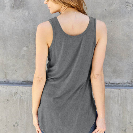 Basic Bae Full Size Round Neck Tank - MimiStylez
