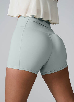 High Waist Active Shorts - MimiStylez