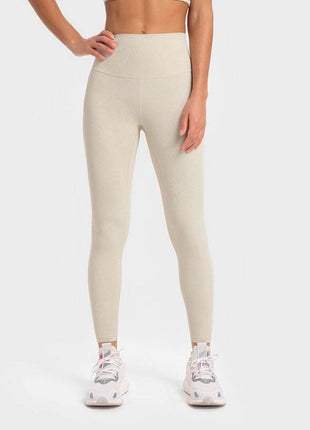 Highly Stretchy Wide Waistband Yoga Leggings - MimiStylez