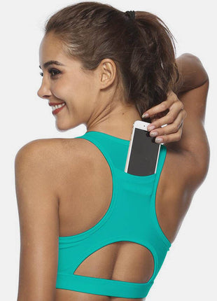 Cutout Scoop Neck Active Tank - MimiStylez