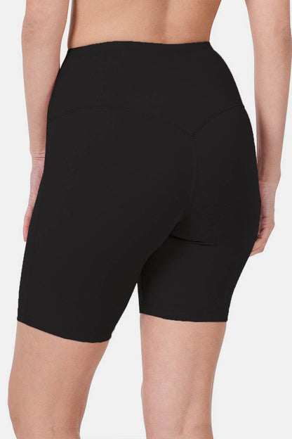 Zenana High Waist Active Shorts - MimiStylez