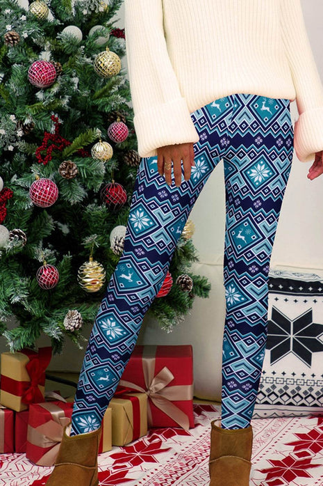 Full Size Geometric Leggings - MimiStylez