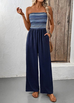 Tube Wide Leg Jumpsuit - MimiStylez