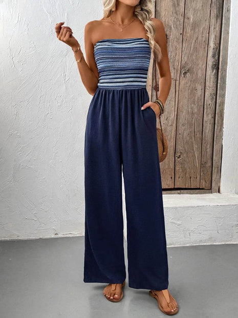 Tube Wide Leg Jumpsuit - MimiStylez