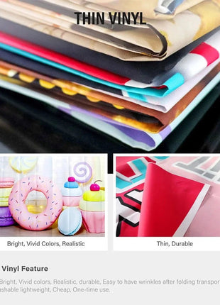 Christmas Backdrop Winter Window Xmas Tree Snowy Night Christmas Backdrop - MimiStylez