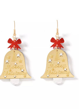 Christmas Bell Dangle Earrings - MimiStylez
