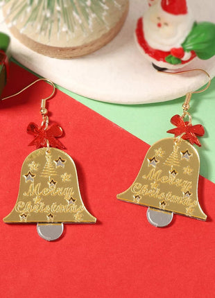 Christmas Bell Dangle Earrings - MimiStylez
