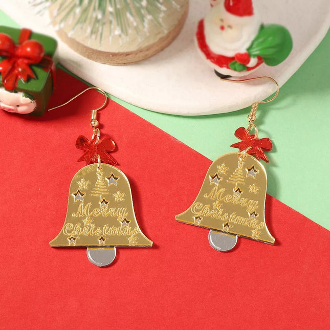 Christmas Bell Dangle Earrings - MimiStylez