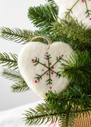 Christmas Felt Snowflake Ornament - MimiStylez