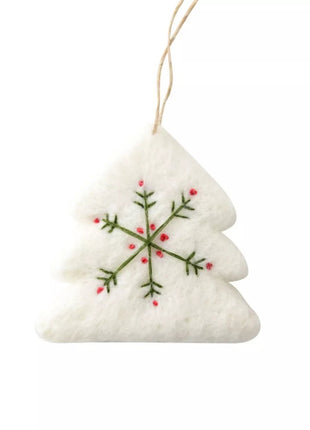Christmas Felt Snowflake Ornament - MimiStylez