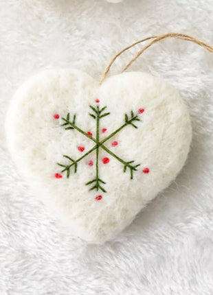 Christmas Felt Snowflake Ornament - MimiStylez