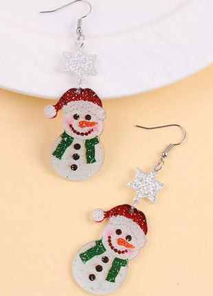 Christmas Theme Drop Earrings - MimiStylez
