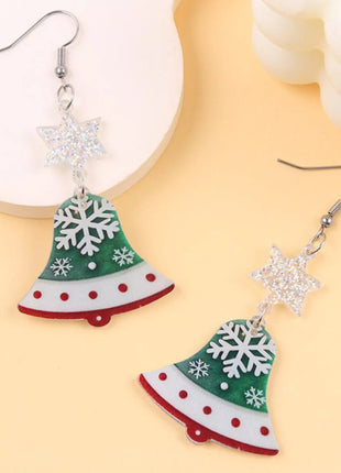 Christmas Theme Drop Earrings - MimiStylez