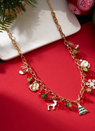 Christmas Themed Charm Necklace - MimiStylez