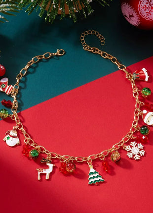 Christmas Themed Charm Necklace - MimiStylez