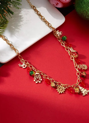 Christmas Themed Charm Necklace - MimiStylez