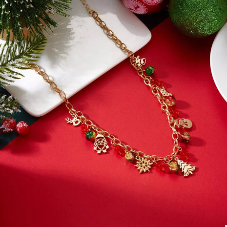 Christmas Themed Charm Necklace - MimiStylez