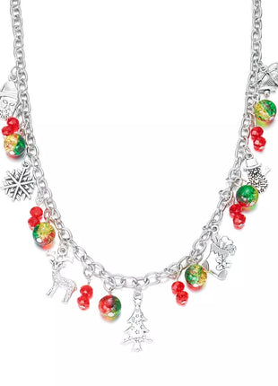 Christmas Themed Charm Necklace - MimiStylez
