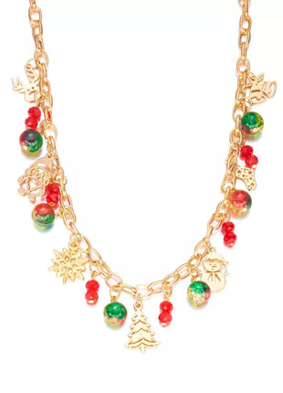 Christmas Themed Charm Necklace - MimiStylez