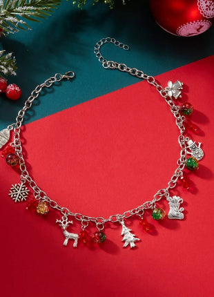Christmas Themed Charm Necklace - MimiStylez