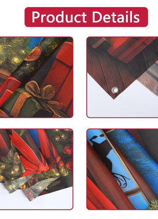 Christmas Tree Backdrop Merry Christmas Decorations Backdrop - MimiStylez