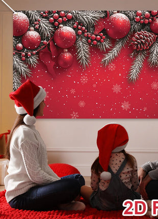 Christmas Tree Backdrop Merry Christmas Decorations Backdrop - MimiStylez