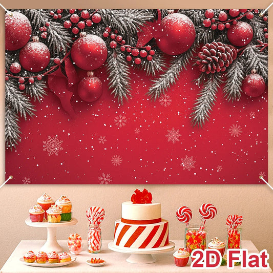 Christmas Tree Backdrop Merry Christmas Decorations Backdrop - MimiStylez