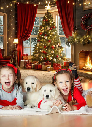 Christmas Tree Backdrop Merry Christmas Decorations Backdrop - MimiStylez