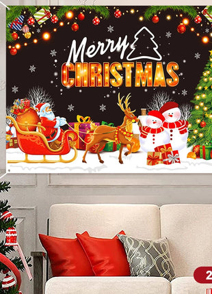 Christmas Tree Backdrop Merry Christmas Decorations Backdrop - MimiStylez