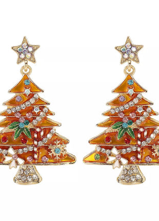 Christmas Tree Dangle Earrings - MimiStylez