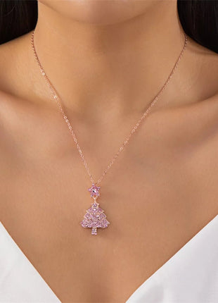 Christmas Tree Pendant Necklace - MimiStylez