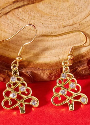 Christmas Tree Shape Dangle Earrings - MimiStylez