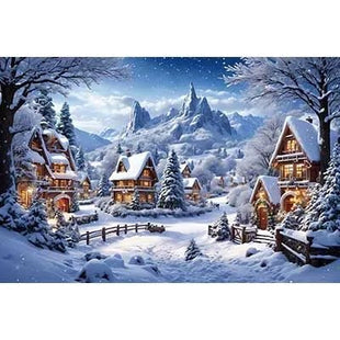 Christmas Trees Custom Backdrop For Decoration Wallpaper - MimiStylez